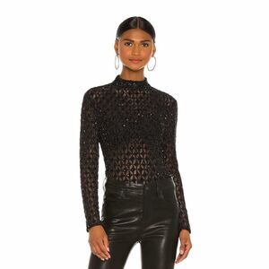 retrofete Mika Top in Black S‎